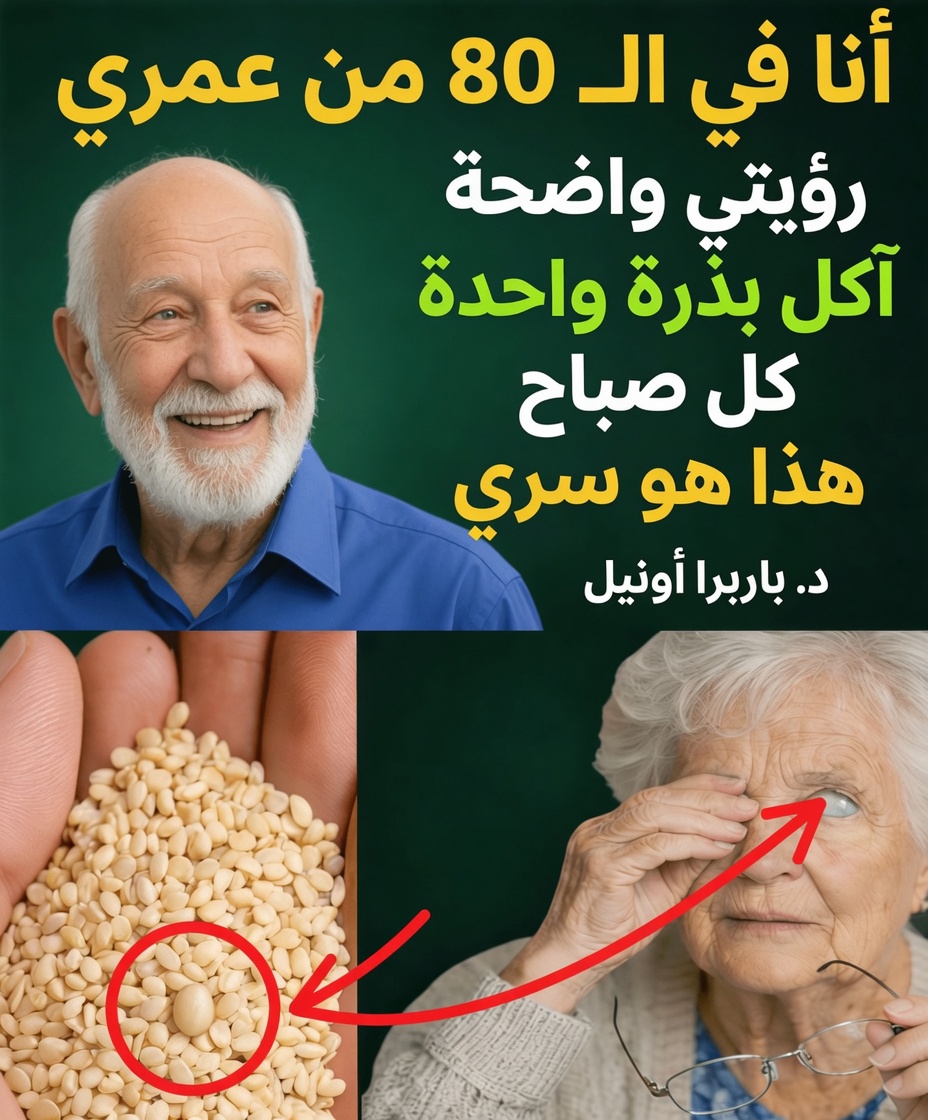 حتى لو تجاوزت التسعين؟ تناول هذه البذور الثلاث كل صباح لتعزيز صحة عينيك وقوة دماغك (علم حقيقي + طقس يومي سهل)