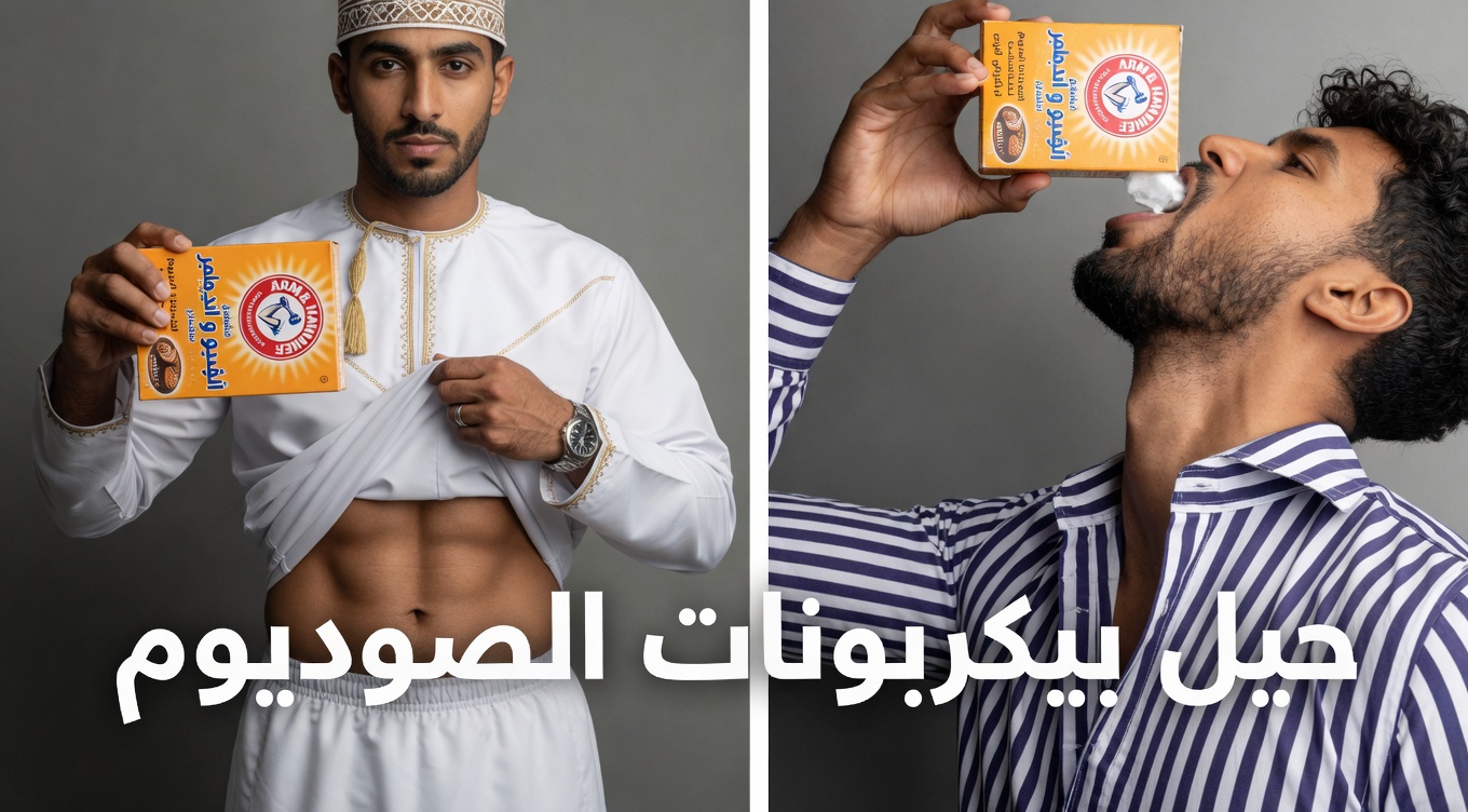 ٨ طرق مفاجئة يمكن لصودا الخبز أن تدعم العناية اليومية للرجال وصحتهم