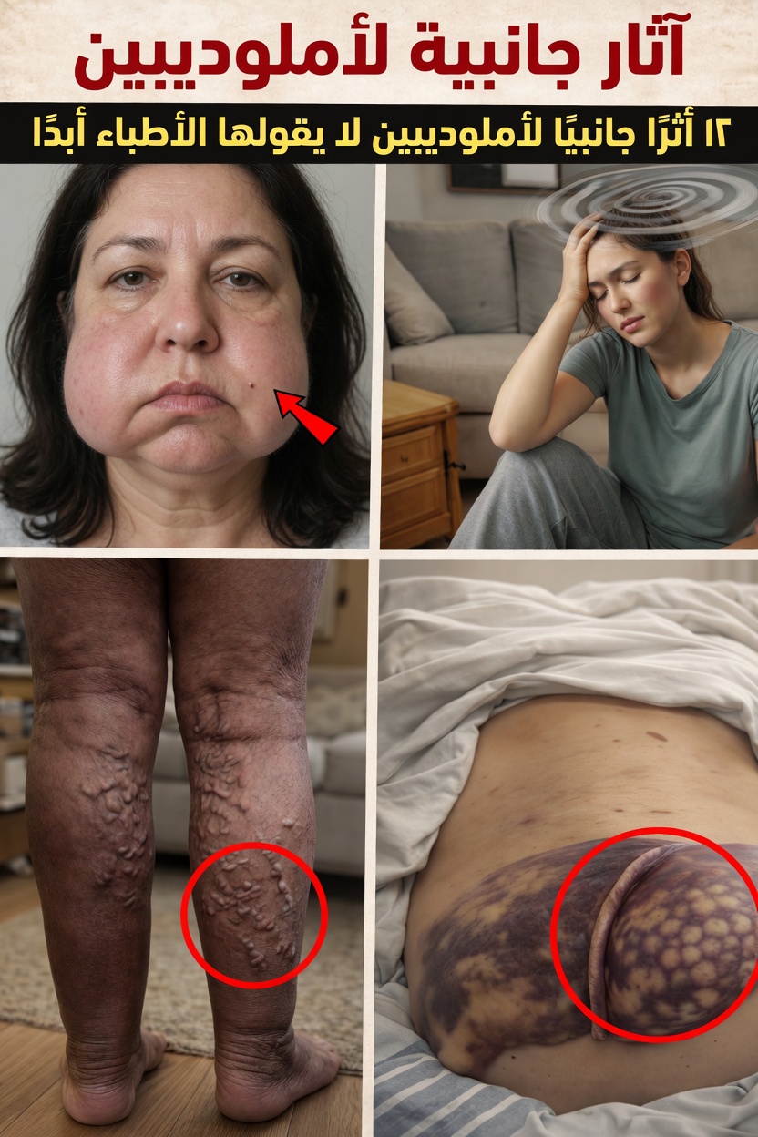 12 آثار جانبية أقل شيوعًا للأملوديبين يجب أن تكون على دراية بها