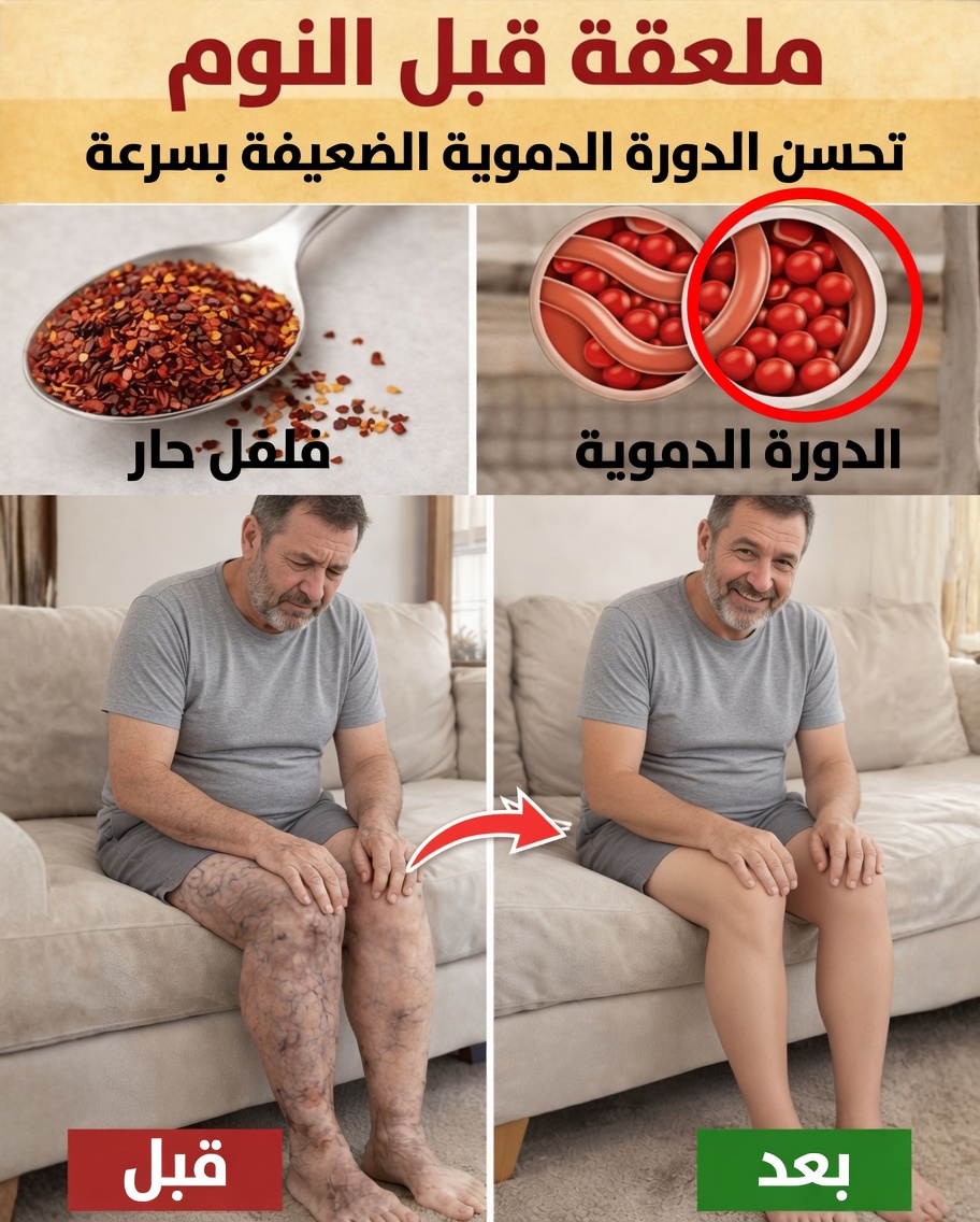 ماذا يحدث عندما يضيف كبار السن فلفل الكايين قبل النوم؟ نظرة على دعم الدورة الدموية في الساقين