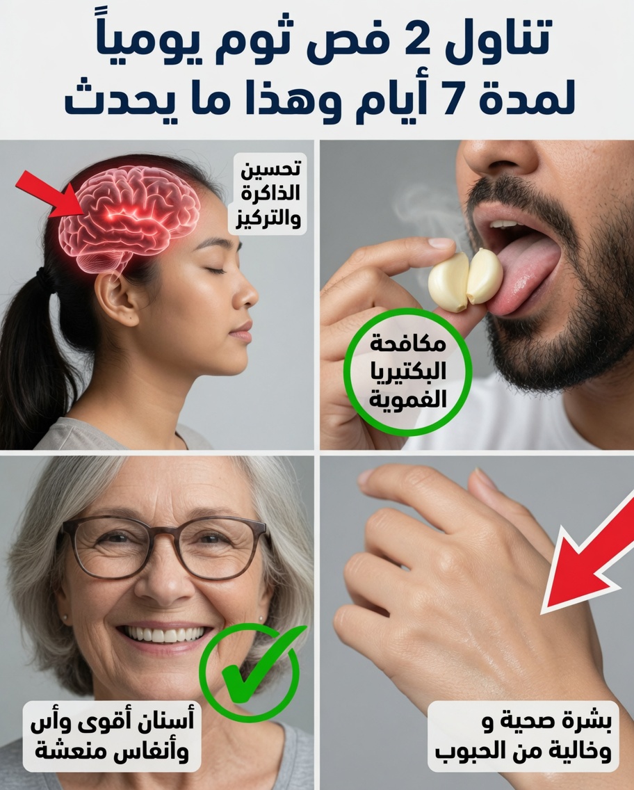 ماذا يحدث لجسمك عندما تتناول فصّين من الثوم يوميًا: استكشاف التأثيرات المحتملة