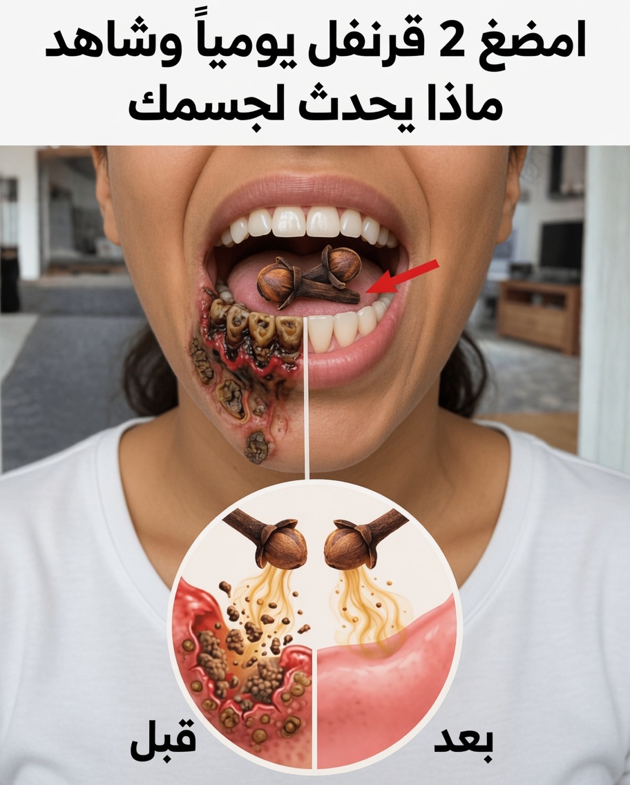 ماذا يحدث لجسمك عندما تمضغ فصّين من القرنفل يوميًا؟ اكتشف الفوائد المحتملة
