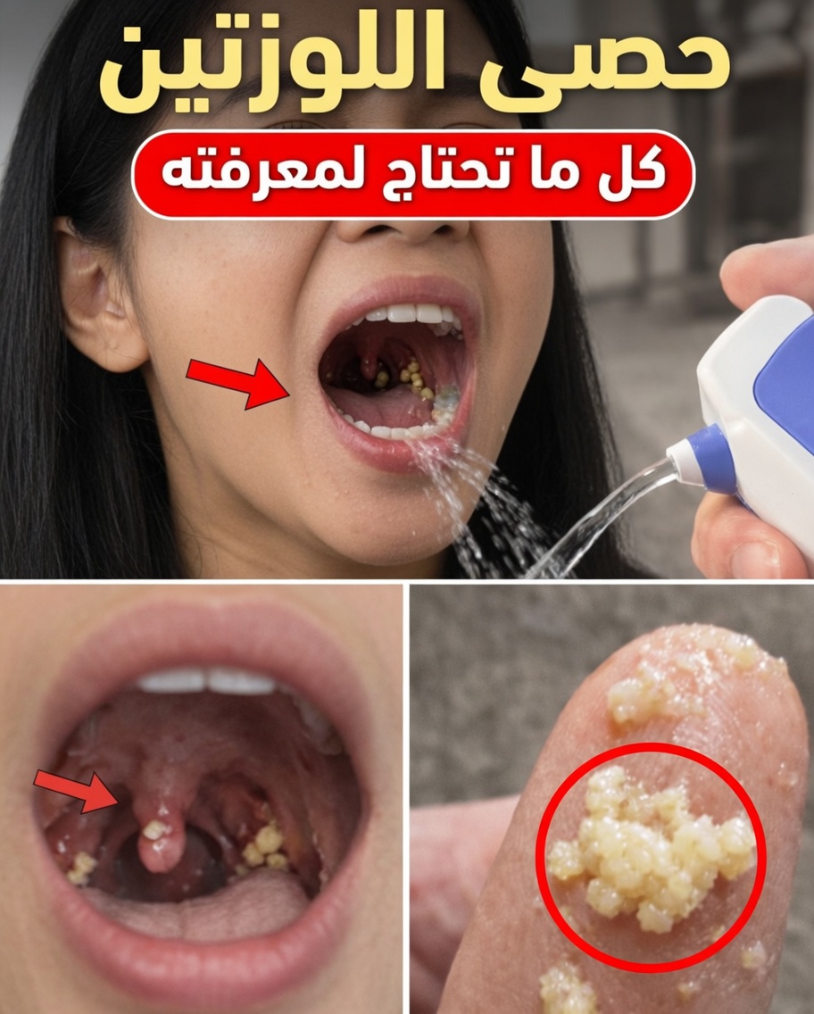 حصوات اللوزتين مكشوفة: عادات عملية واكتشافات يومية تفسر رائحة الفم الكريهة وانزعاج الحلق