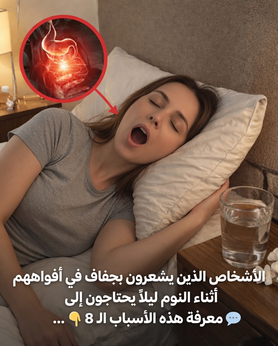 ٨ أسباب تجعل فمك يشعر بالجفاف ليلًا وكيفية التعامل معه