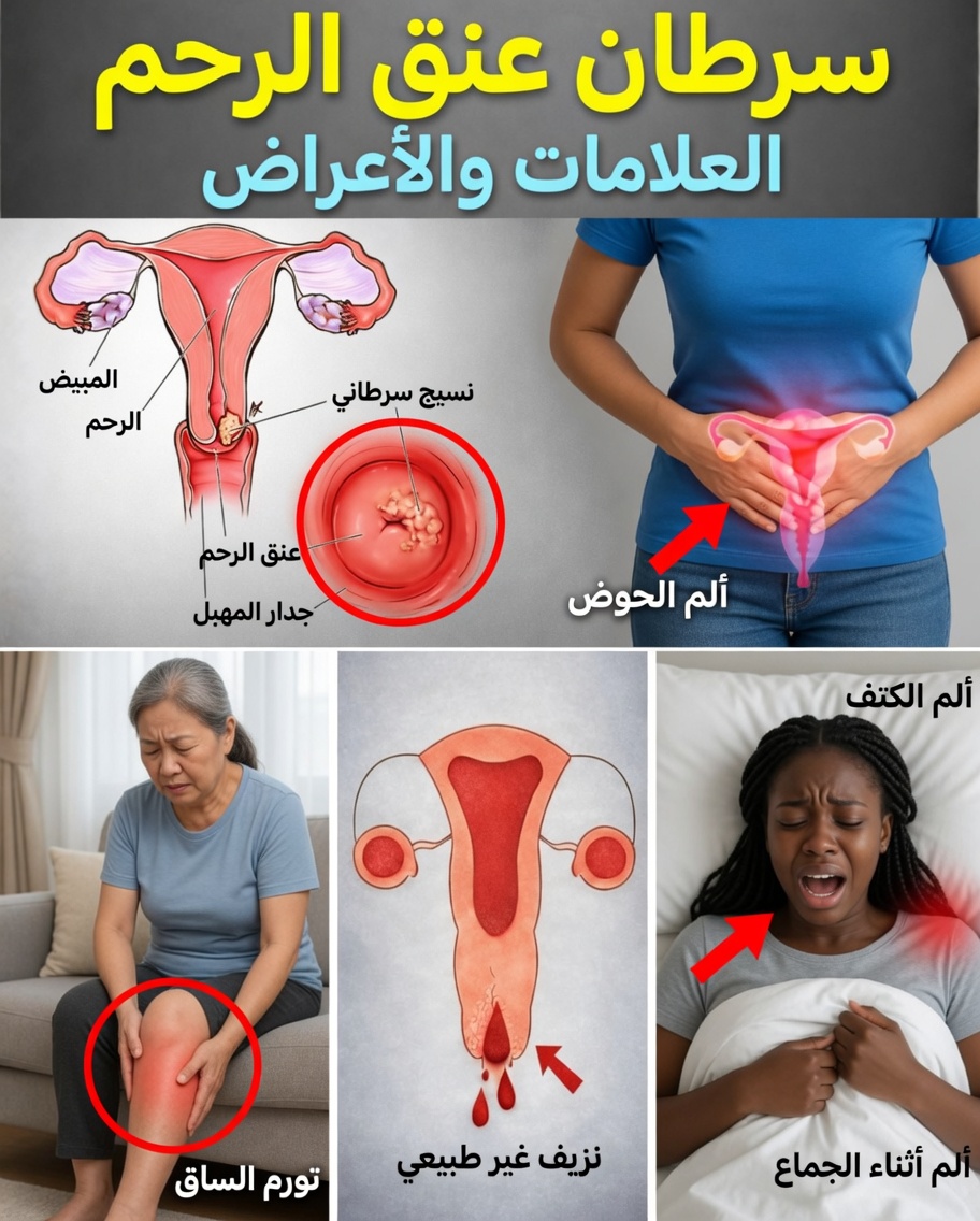 اكتشفي العلامات التحذيرية المبكرة التسع لسرطان عنق الرحم التي تتجاهلها كثير من النساء