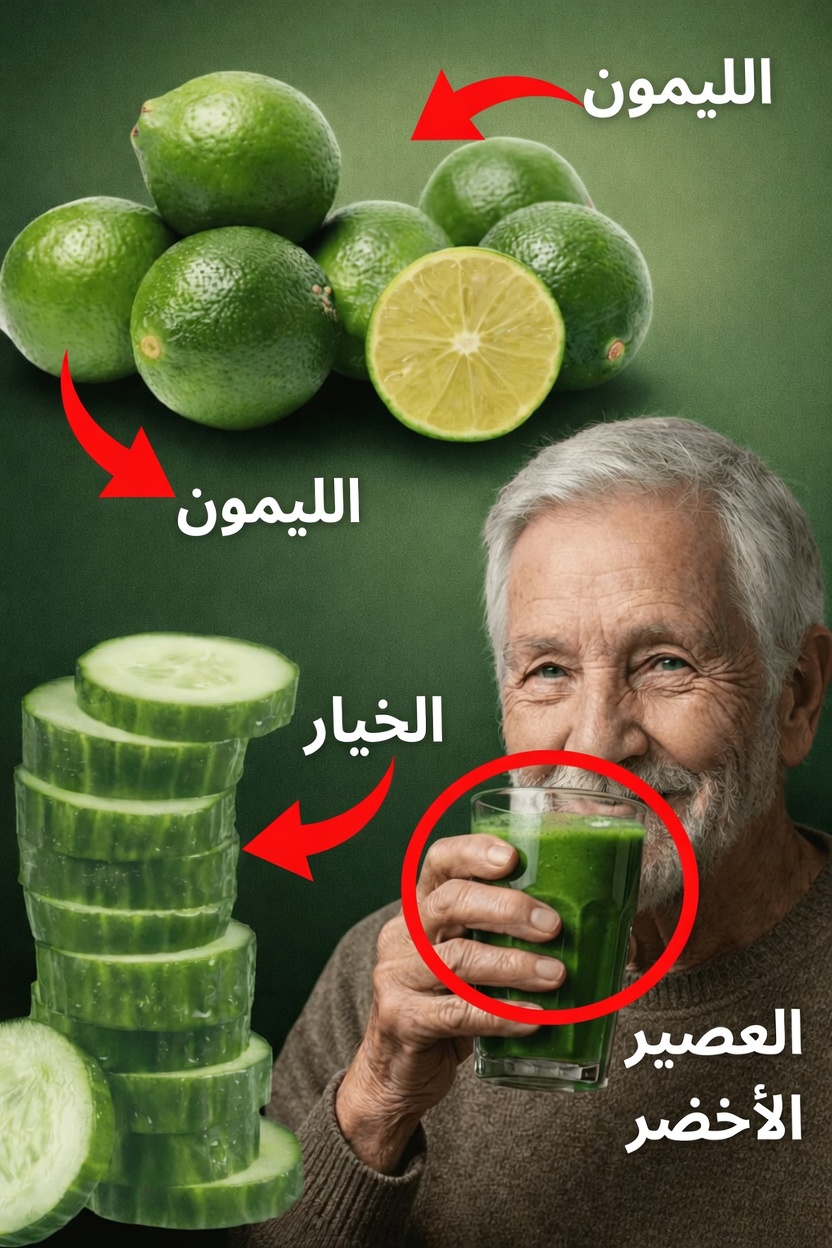 عصير الخيار والليمون الأخضر: طريقة منعشة لتعزيز الترطيب ودعم العافية اليومية