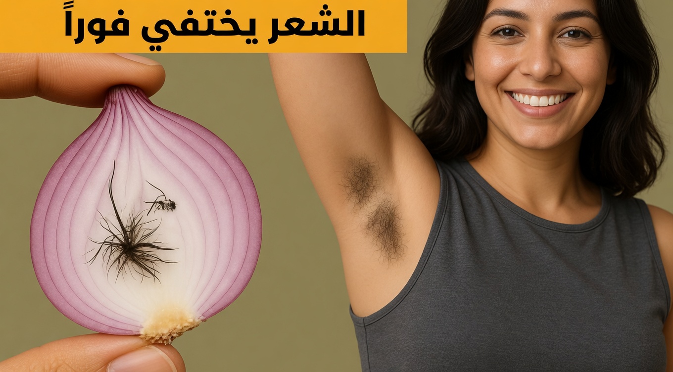 استكشاف حيلة طبيعية شائعة لإزالة الشعر: البصل ومعجون الأسنان