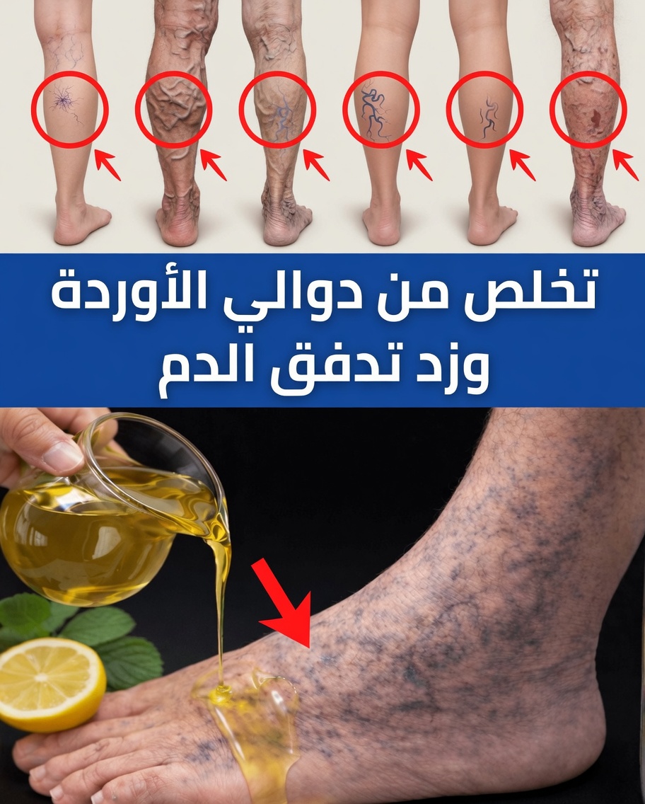 10 طرق طبيعية لدعم صحة الأوردة وتحسين الدورة الدموية لدوالي الساقين
