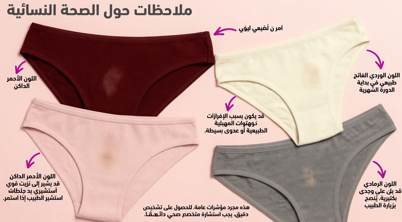 لماذا تحتوي ملابسك الداخلية على بقع «مُبيَّضة» — ولماذا تُعدّ في الواقع علامة جيدة