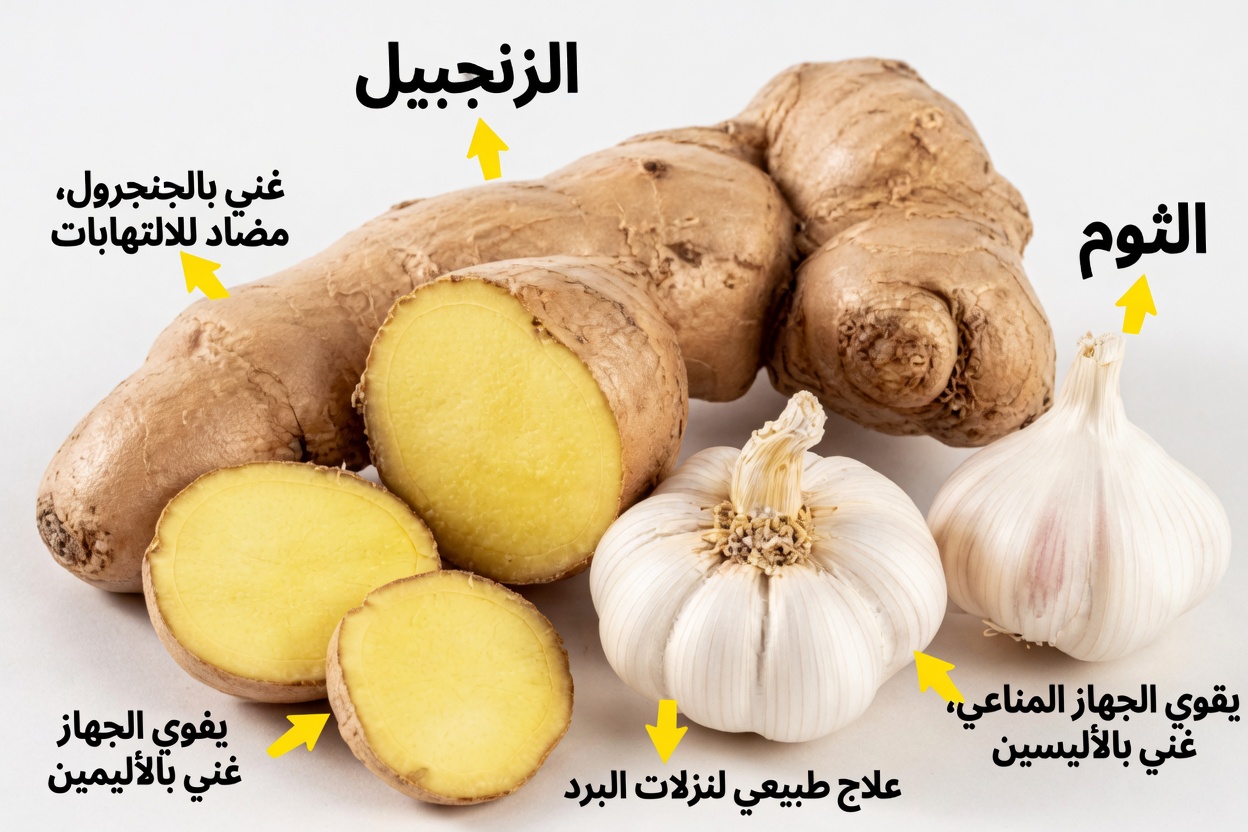 الثنائي الذهبي: كيف يمكن للثوم والزنجبيل دعم روتينك اليومي للعافية