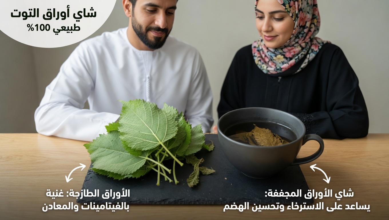 استكشاف الفوائد الصحية المحتملة لشاي أوراق التوت: ما الذي تقترحه الأبحاث العلمية