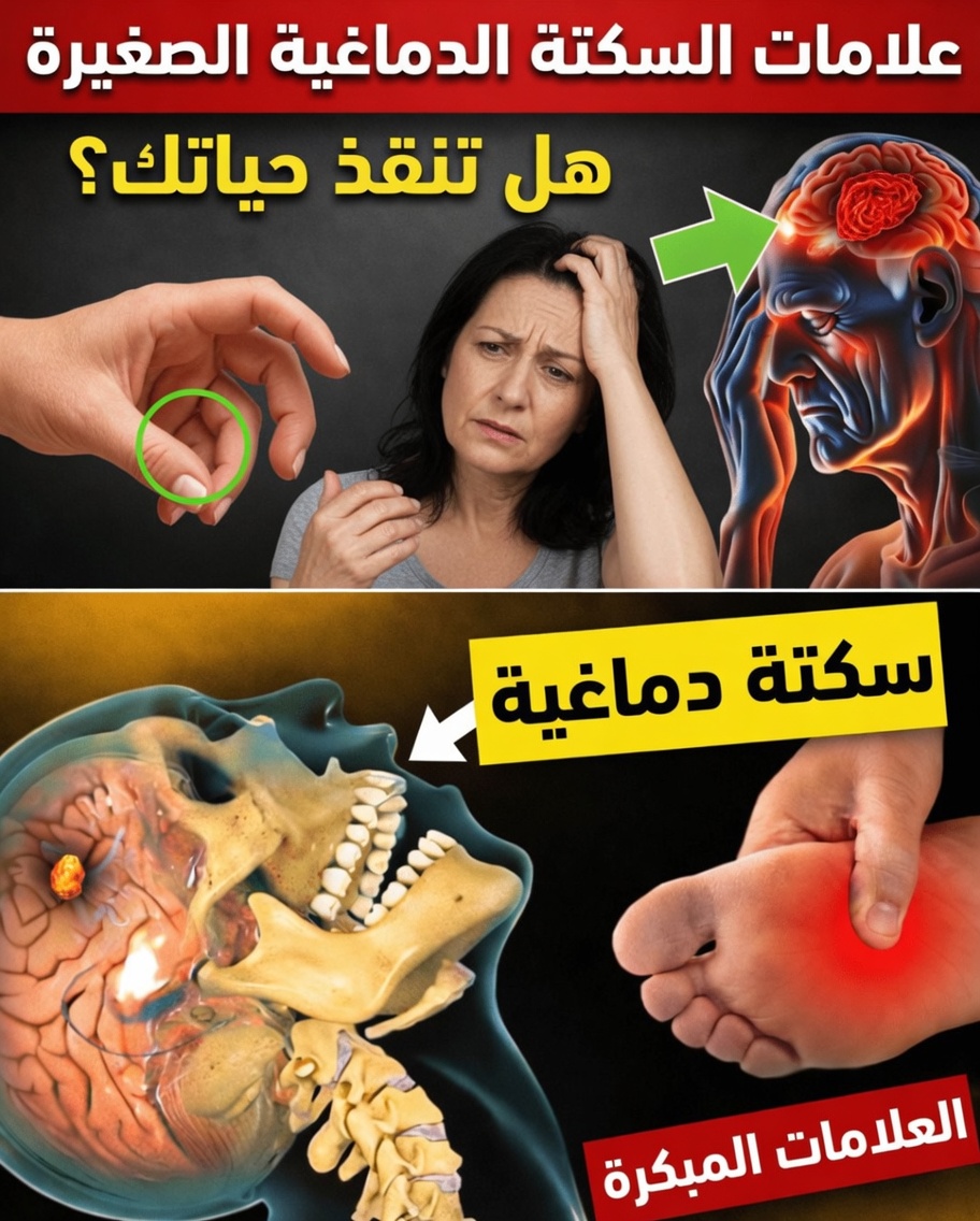 8 علامات إنذار مبكرة للسكتة الدماغية قد تلاحظها قبل وقوعها بأسابيع – وكيف تحمي نفسك
