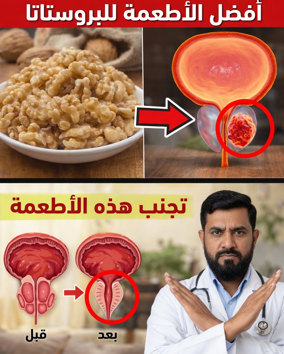 10 أطعمة داعمة لصحة البروستاتا يوصي بها أطباء المسالك البولية (معظم الرجال يغفلون عن رقم 5)