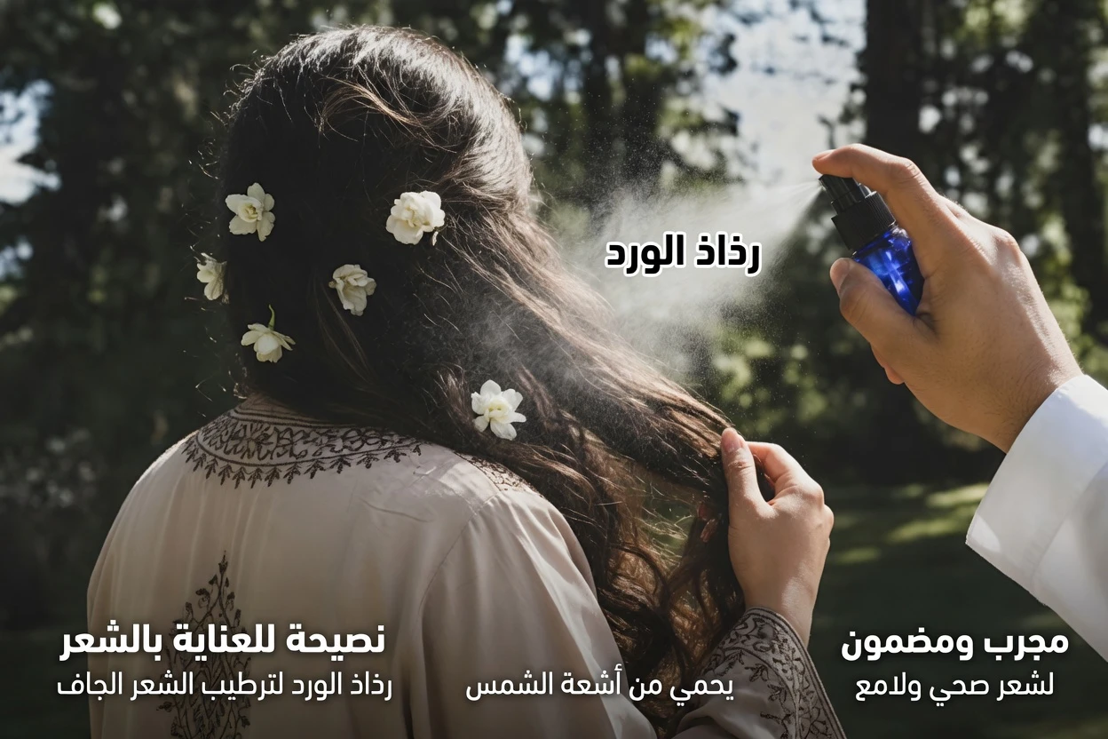 اكتشاف بخاخ طبيعي بسيط لدعم صحة الشعر وفروة الرأس