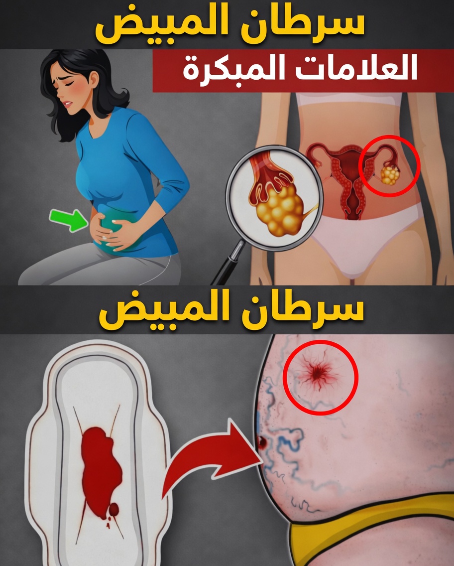 8 علامات إنذار مبكرة لسرطان المبيض يجب على كل امرأة معرفتها – لا تتجاهلي هذه الدلائل الخفية