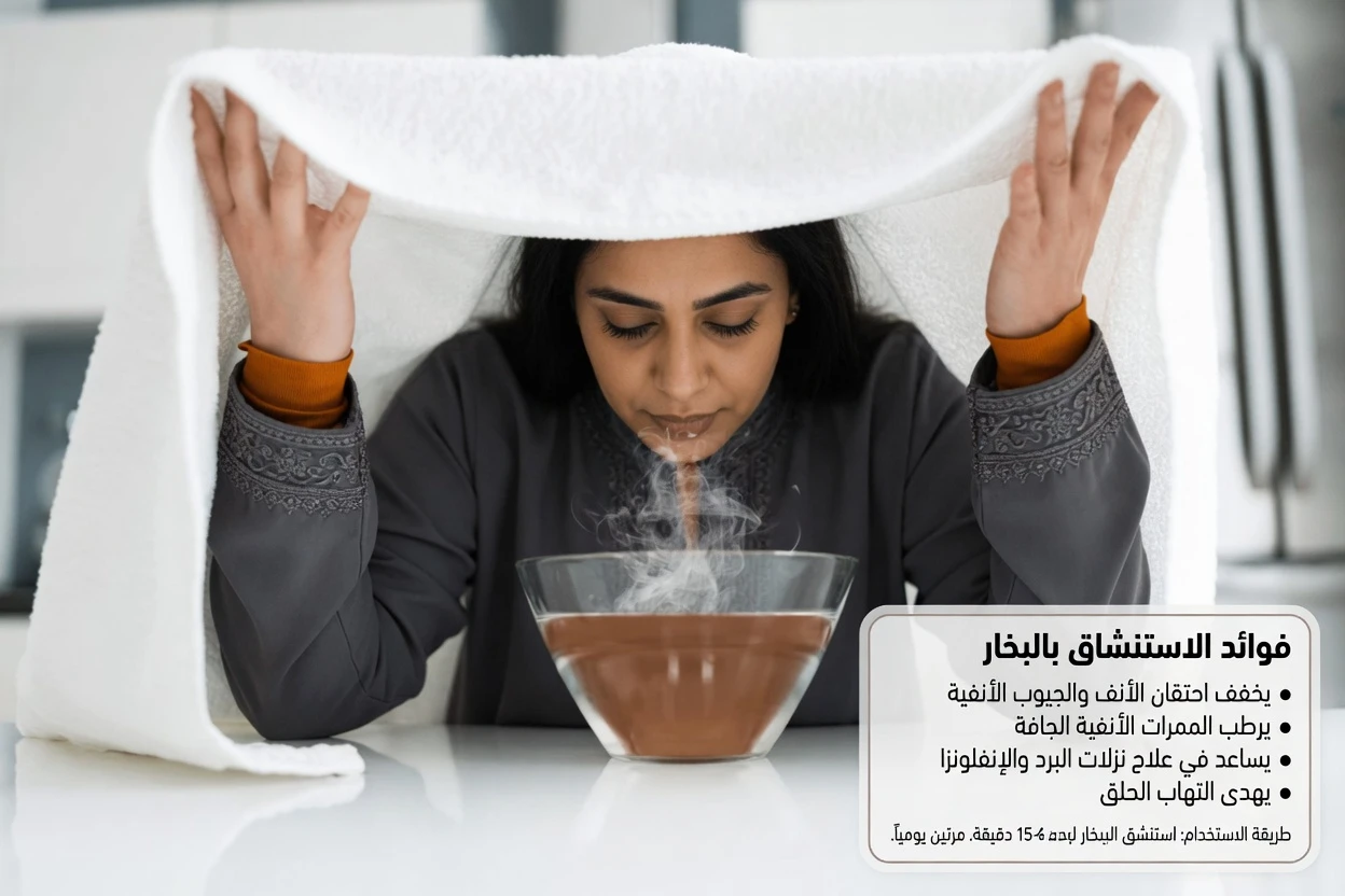طرق بسيطة لتخفيف احتقان الجيوب الأنفية والتنقيط الأنفي الخلفي في المنزل
