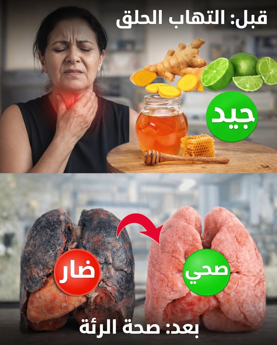 ٥ طرق طبيعية لتخفيف التهاب الحلق ودعم تنفّس أكثر صفاءً في المنزل
