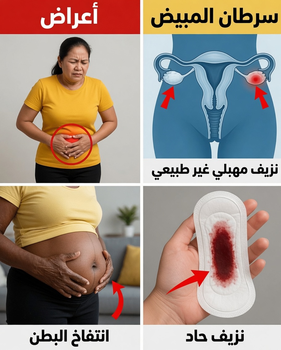 6 علامات تحذيرية خفية لسرطان المبيض تتجاهلها كثير من النساء