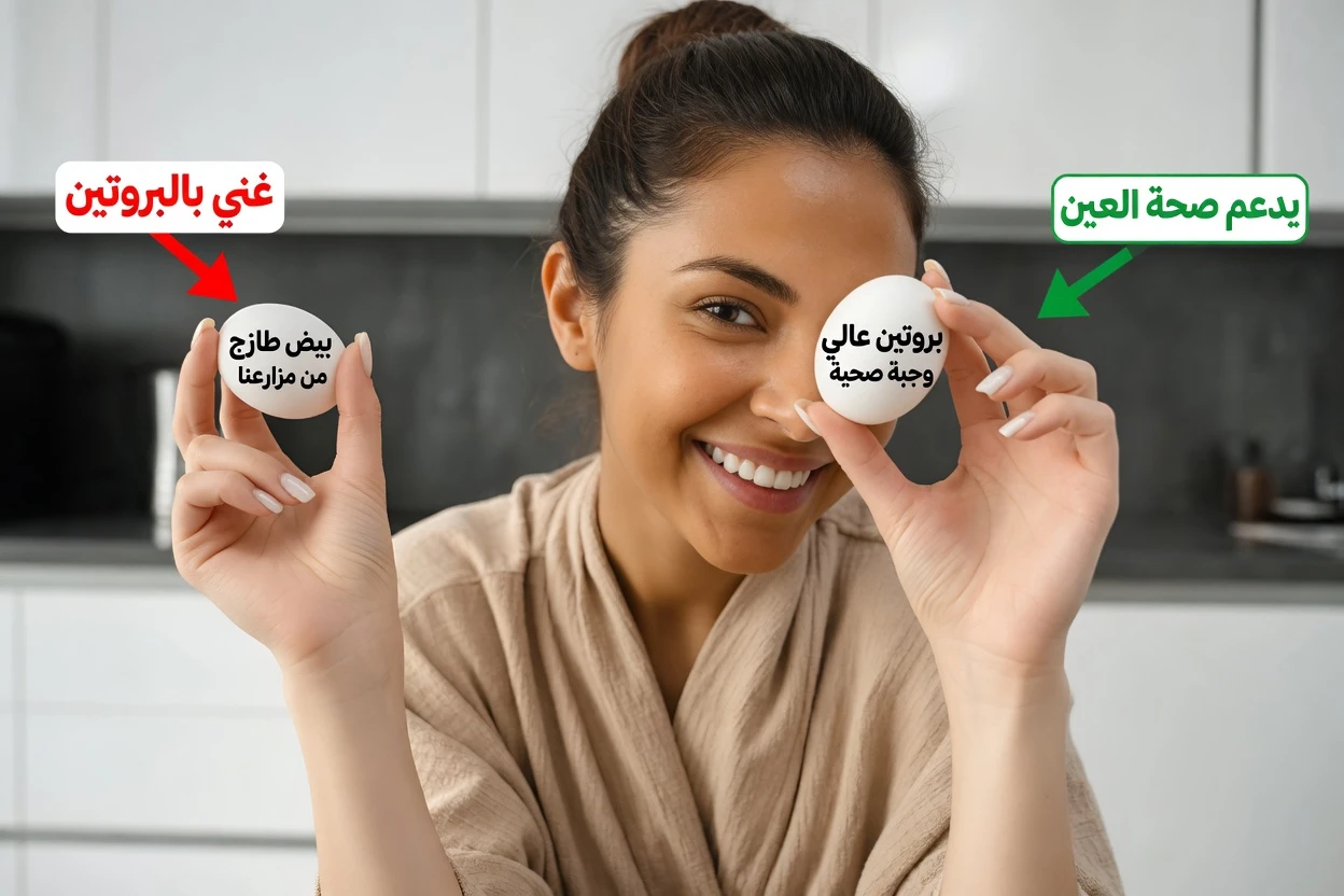 ماذا يحدث عندما تأكل بيضتين يوميًا؟ 15 فائدة مفاجئة مدعومة علميًا