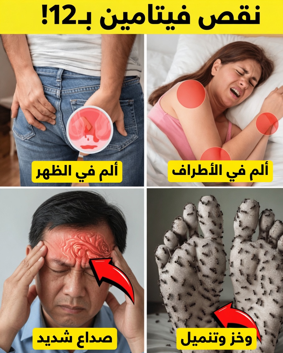 ٨ علامات غير معتادة قد تدل على أن جسمك يحتاج إلى المزيد من فيتامين ب12 – انتبه لهذه الإشارات