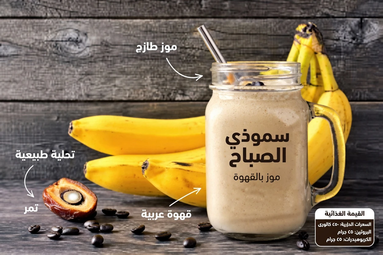 اكتشف الإمكانات الصحية المفاجئة لمشروب بسيط من القهوة والموز