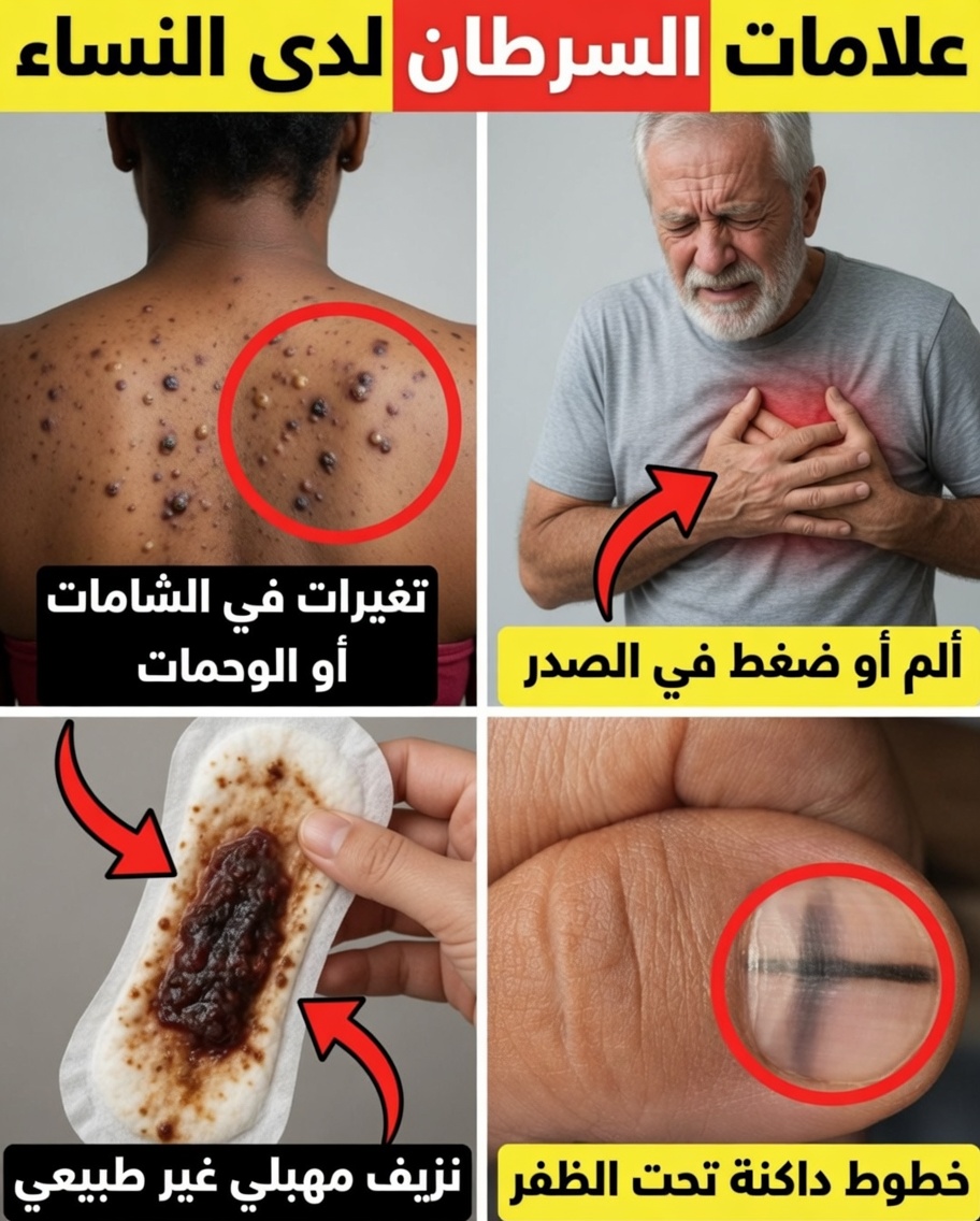 14 علامة مرئية مقلقة للسرطان تتجاهلها كثير من النساء كل يوم