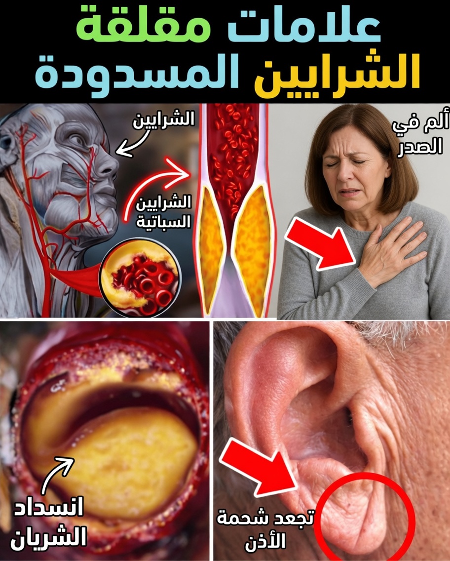 9 علامات صامتة قد يكون جسمك يحذرك من تضيق الشرايين